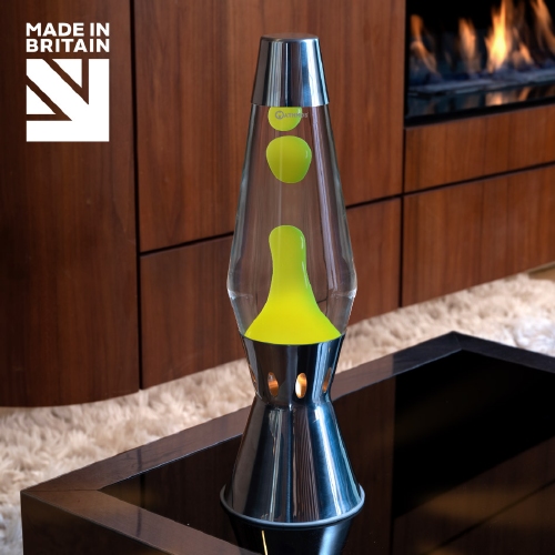 Mathmos Flame waxinelicht lavalamp Geel