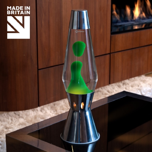 Mathmos Flame waxinelicht lavalamp Groen