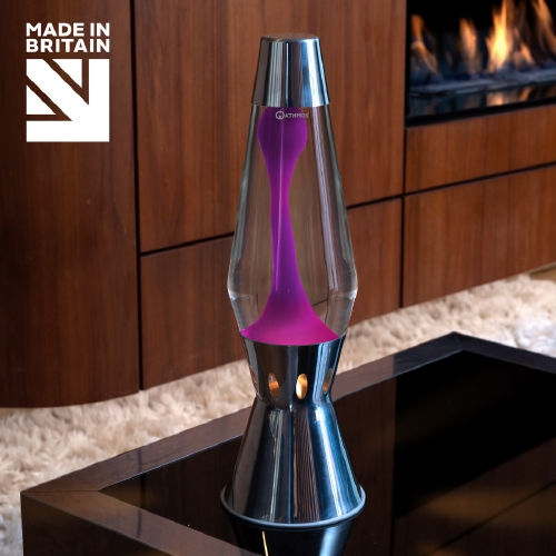 Mathmos Flame waxinelicht lavalamp Roze