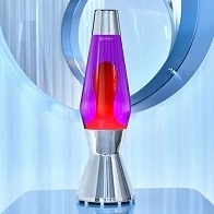 Astro lavalamp Zilver