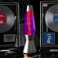 Astro Vinyl lavalamp Platinum