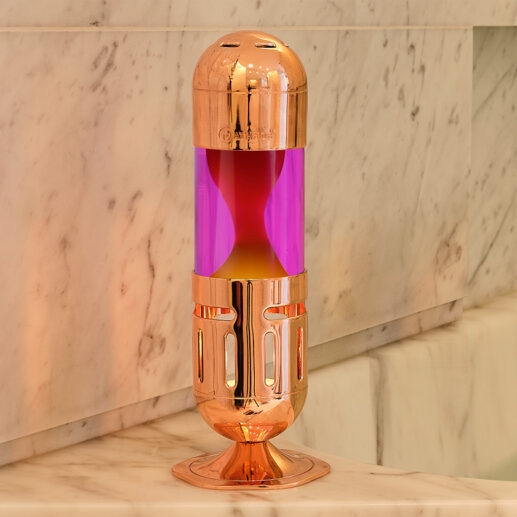 Pod waxinelicht lavalamp Koper