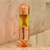 Pod waxinelicht lavalamp Koper