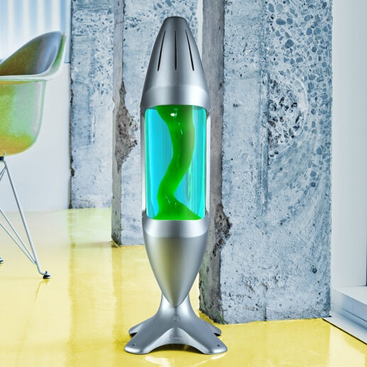 iO 78cm hoge Lavalamp Zilver