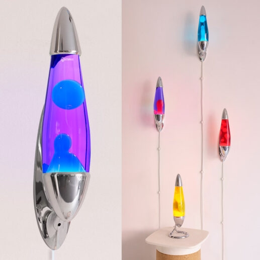 Neo Muur Lavalamp Zilver